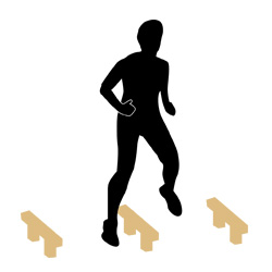 Hürden Hürdenlauf